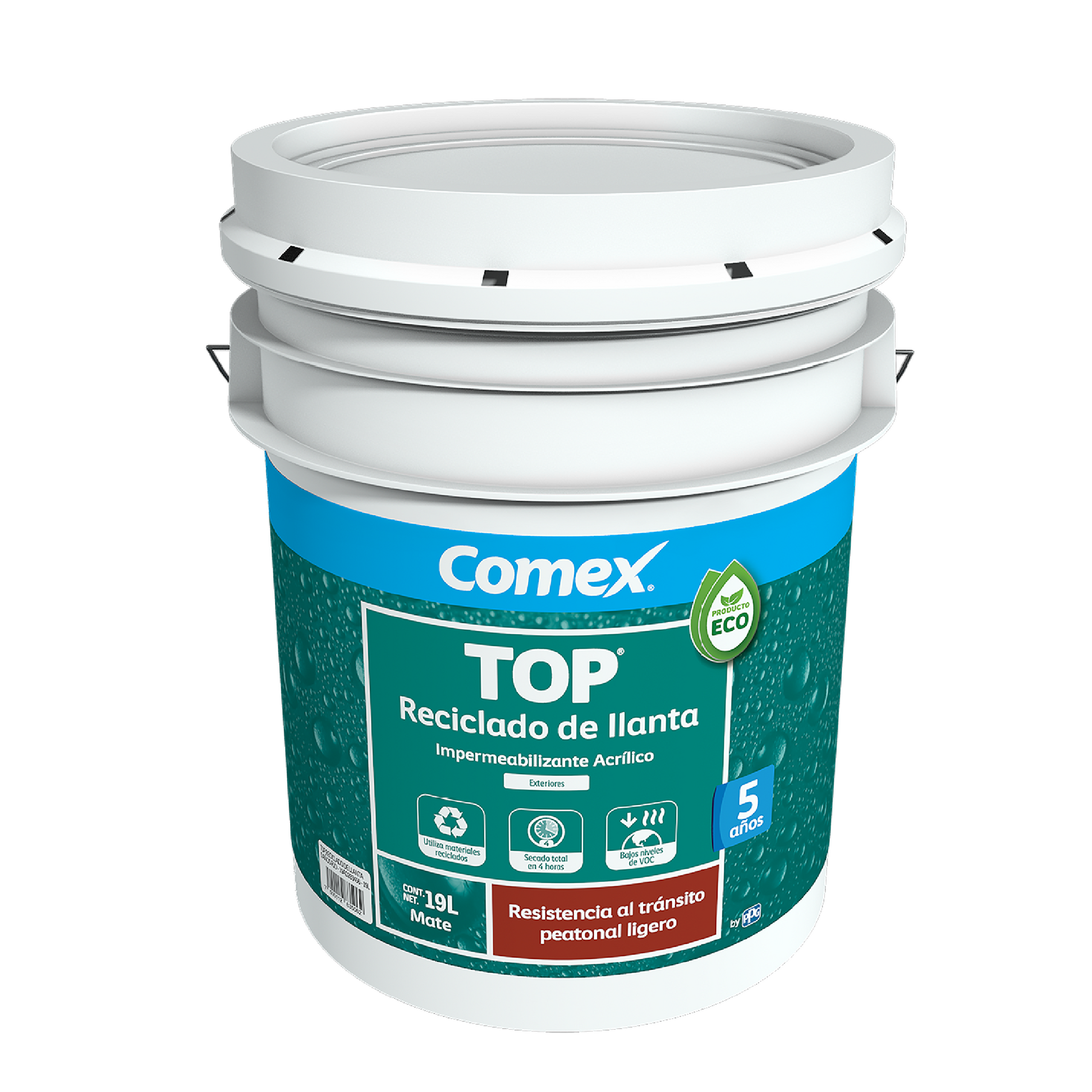TOP® Reciclado de llanta 19 Litros